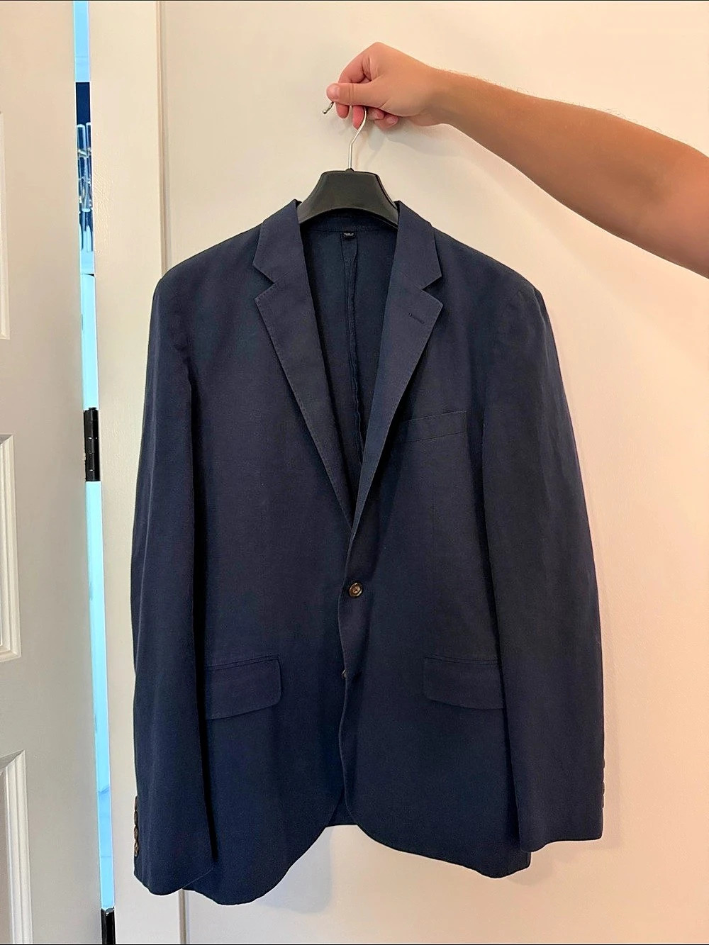 J.Crew Ludlow Slim-fit suit jacket in Baird McNutt Irish cotton-linen blend